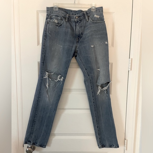 MEN’S Levi’s Straight Fit Jeans - Picture 1 of 5